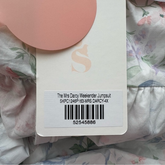 NWT SELKIE Mrs. Darcy SAMPLE Midi Dress Size 4X Unreleased Style - Picture 6 of 9